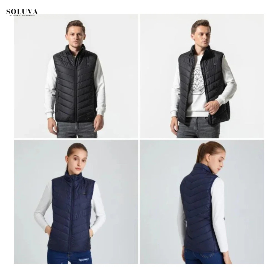 ComfortHeat - Unisex Regendichte Verwarmde Vest