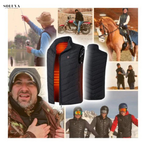 ComfortHeat - Unisex Regendichte Verwarmde Vest