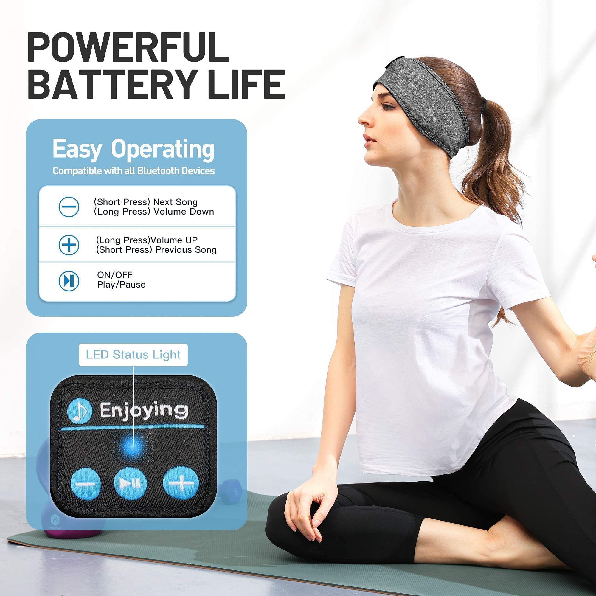 Trendmerce SleepBands | Slaapband met Bluetooth | Actie eindigt Binnenkort!