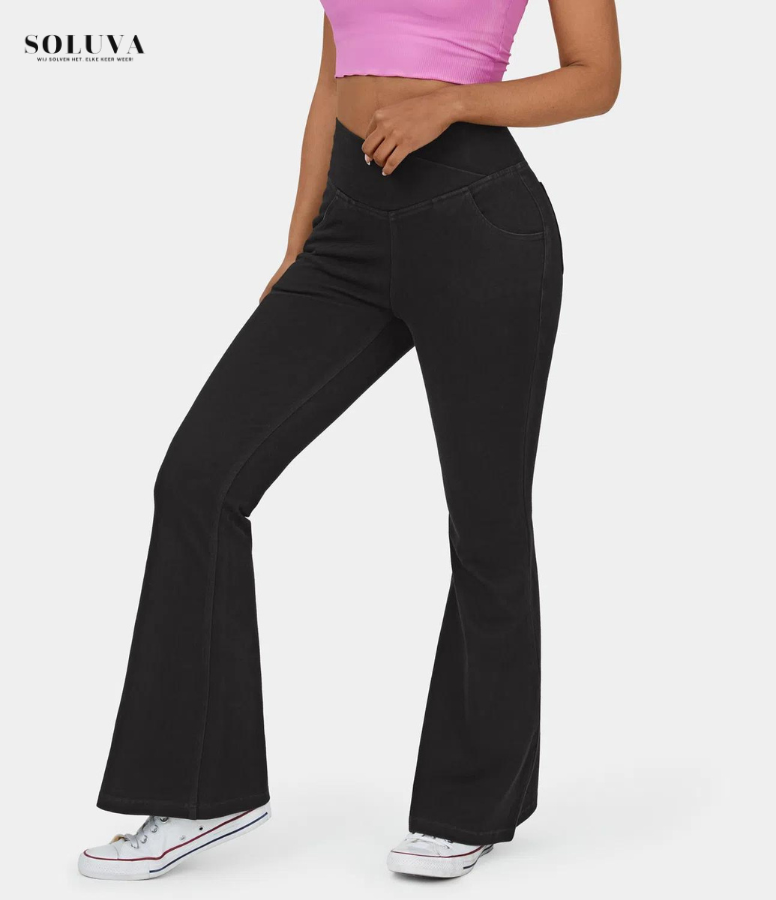 Eva - High Waist Flare Jeans