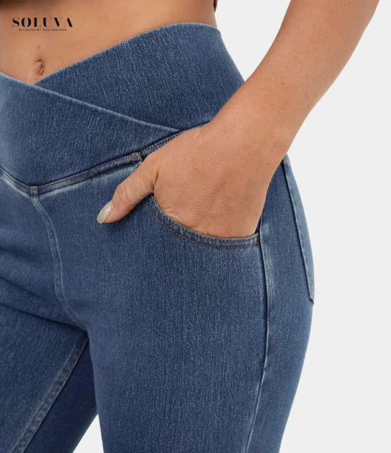 Eva - High Waist Flare Jeans