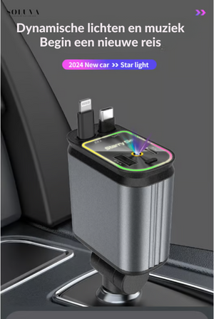 CosmicCharge - Universele Autolader met Sterrenlicht
