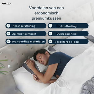 Ergonomisch Comfort Kussen - Tegen Nek- en Rugklachten