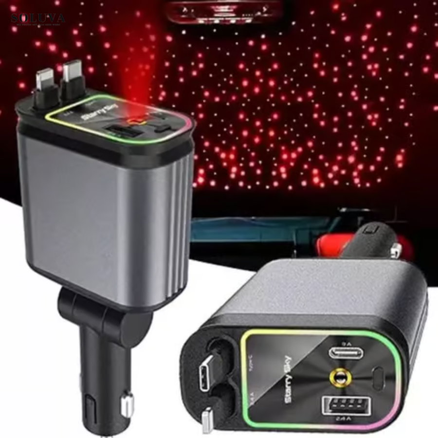 CosmicCharge - Universele Autolader met Sterrenlicht