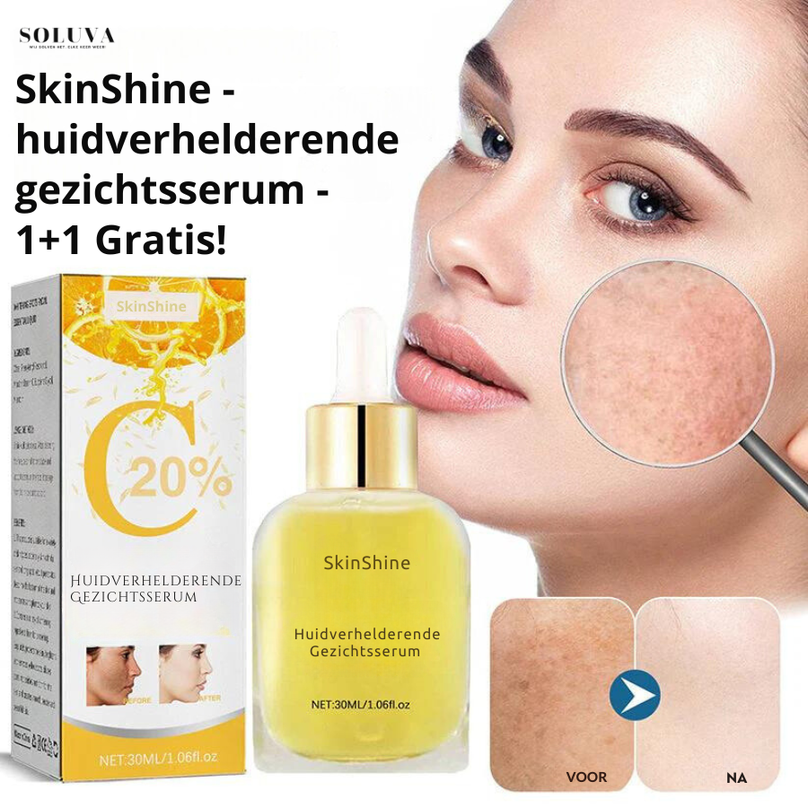 SkinShine - Huidverhelderende Gezichtsserum - 1+1 Gratis!