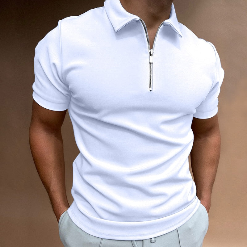 Trendmerce Classy zip up polo | 1+1 GRATIS ! | Laatste week !