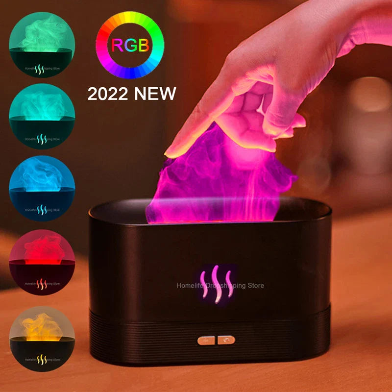 vlammen olie diffuser  | Korting geldt alleen vandaag !