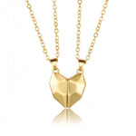 Trendmerce | Vriendschap/relatie ketting magnetisch hart 2e gratis ! |