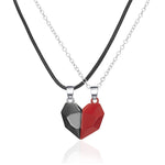 Trendmerce | Vriendschap/relatie ketting magnetisch hart 2e gratis ! |