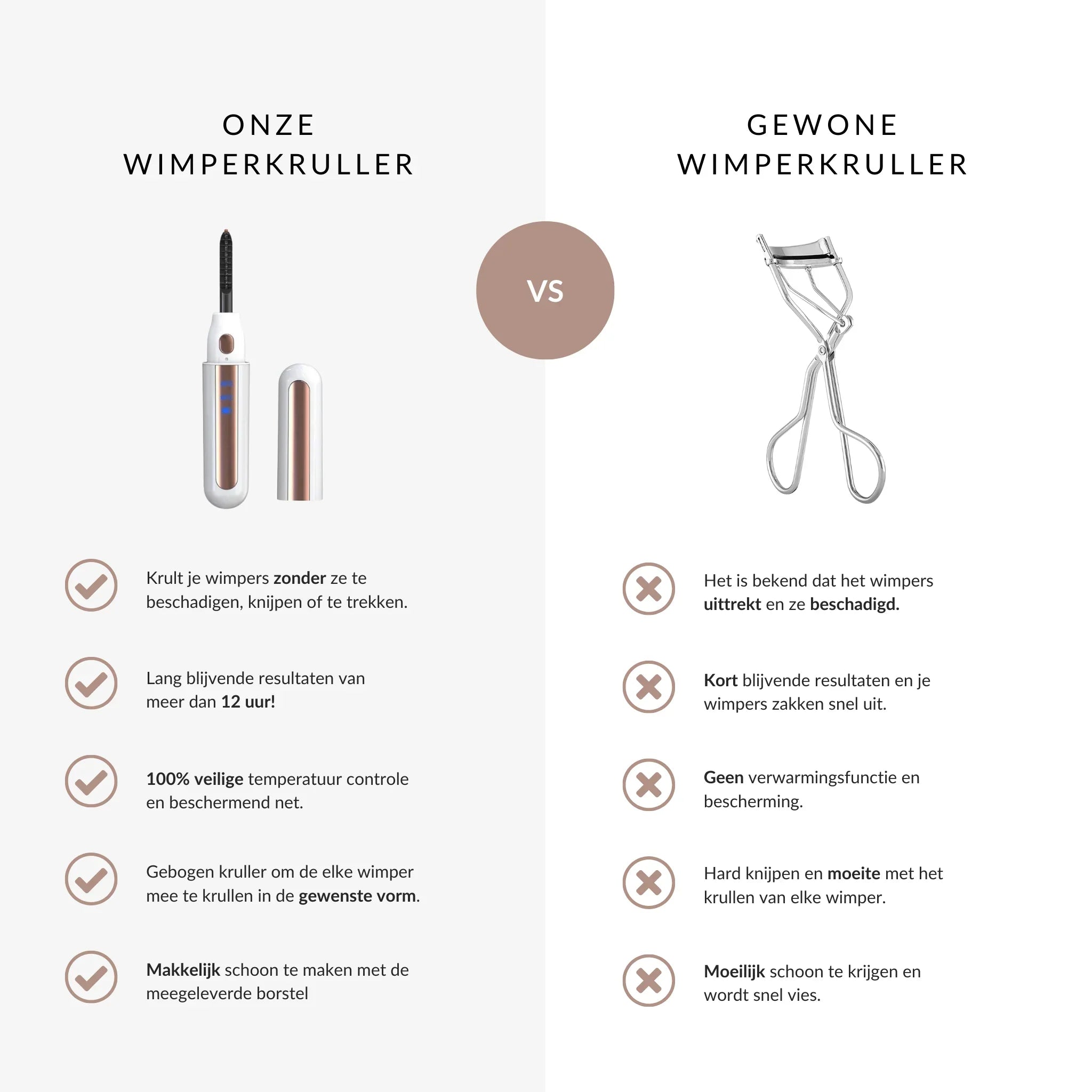 Oplaadbare Wimper Kruller - 50% Winter sale!